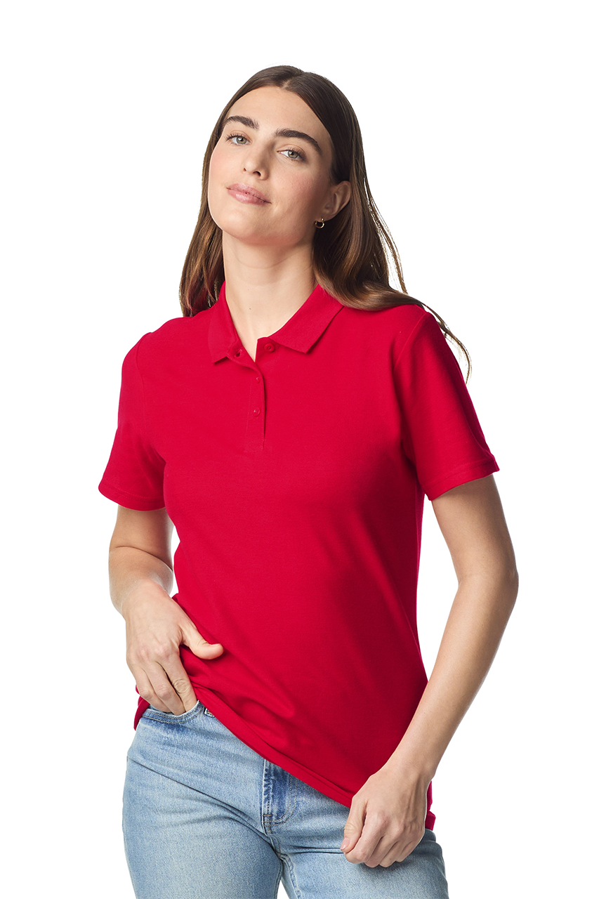 SOFTSTYLE™ NŐI DUPLA PIQUÉ PÓLÓ