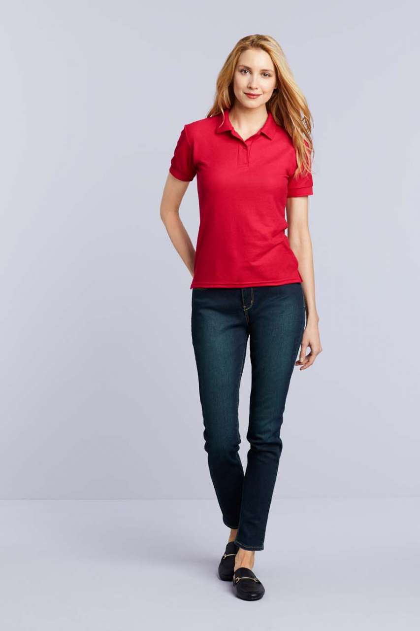 DRYBLEND® LADIES' DOUBLE PIQUÉ POLO