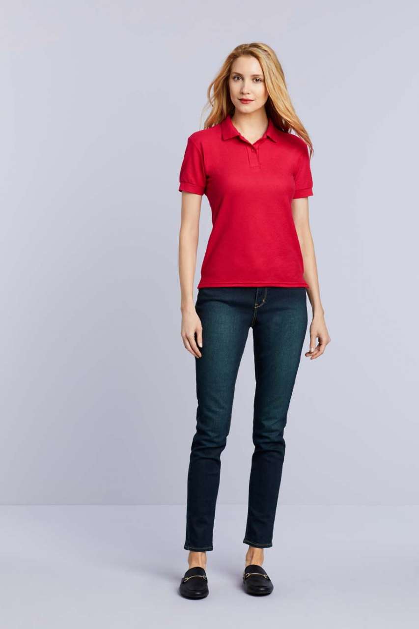 DRYBLEND® LADIES' DOUBLE PIQUÉ POLO