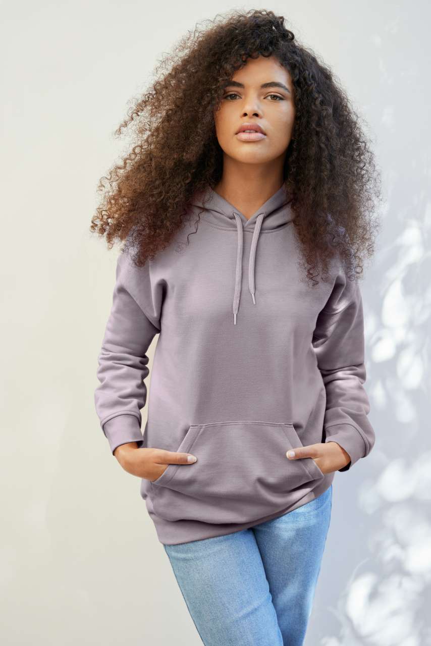 SOFTSTYLE® MIDWEIGHT FLEECE ADULT HOODIE