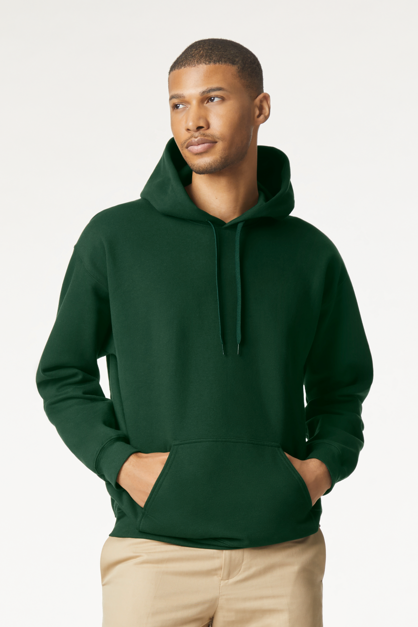 SOFTSTYLE® MIDWEIGHT FLEECE ADULT HOODIE