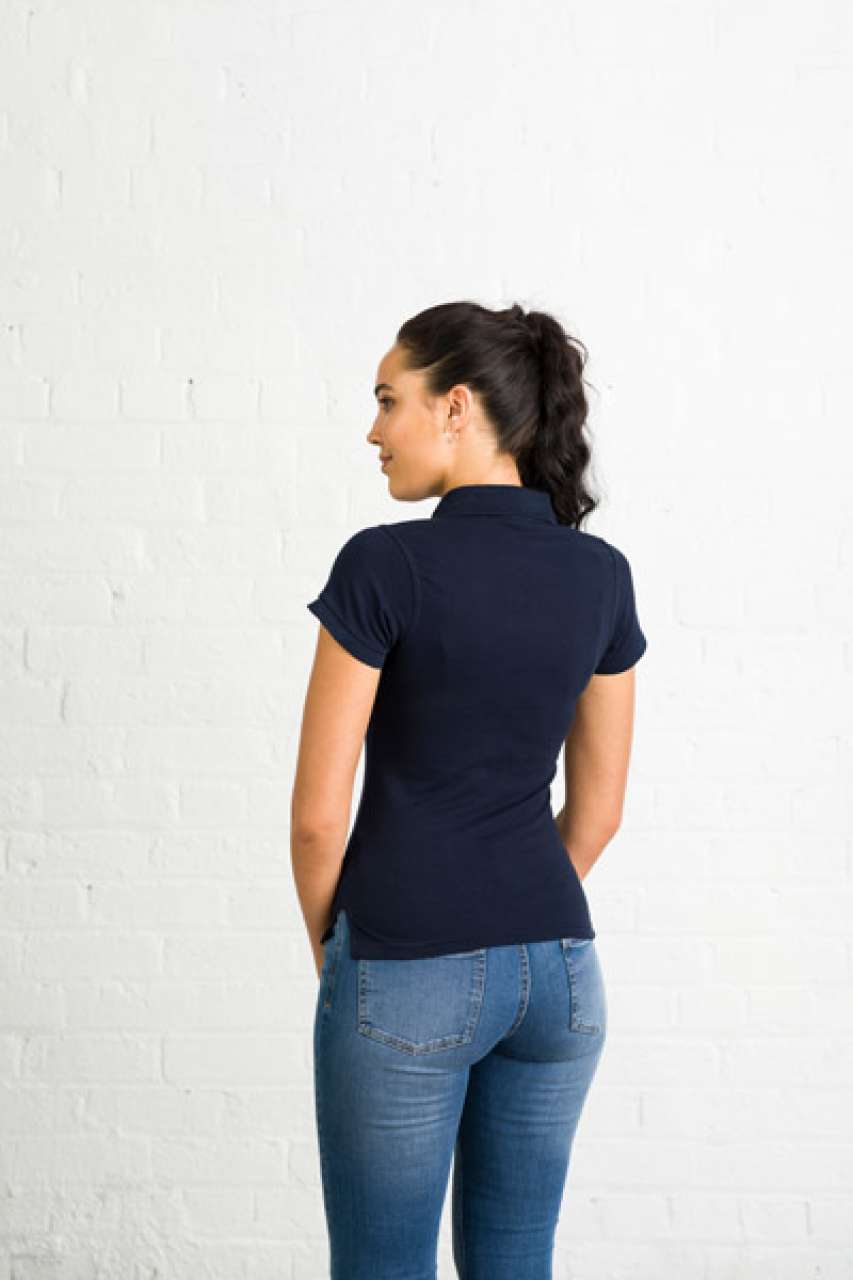 WOMEN'S STRETCH POLO