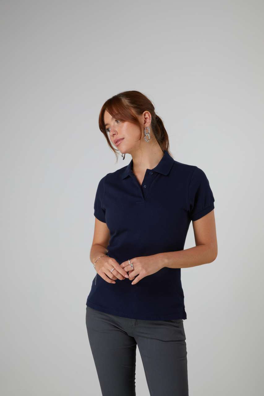 WOMEN'S STRETCH POLO