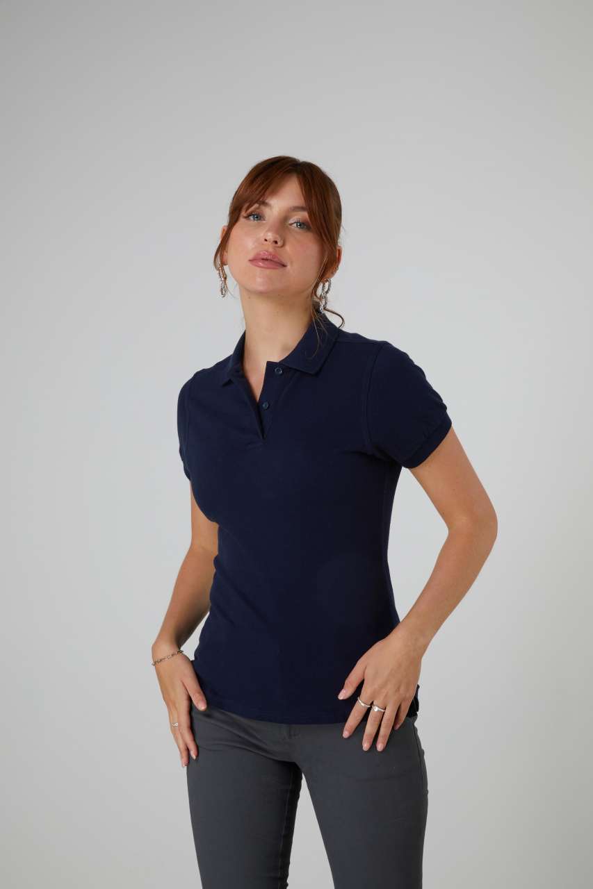 WOMEN'S STRETCH POLO