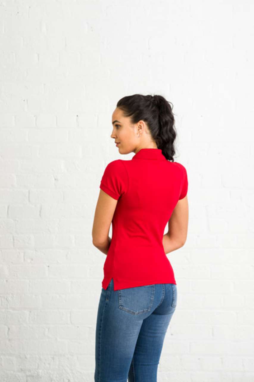 WOMEN'S STRETCH POLO