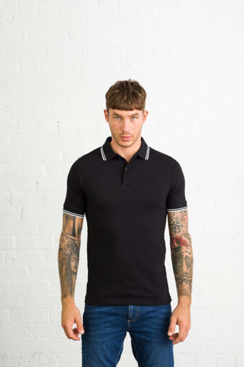 STRETCH TIPPED POLO