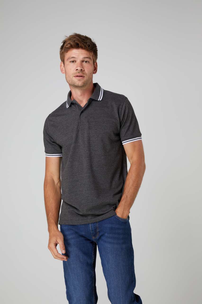 STRETCH TIPPED POLO