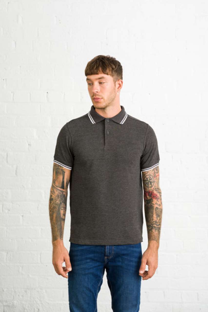 STRETCH TIPPED POLO