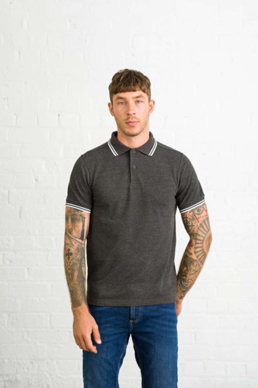 STRETCH TIPPED POLO