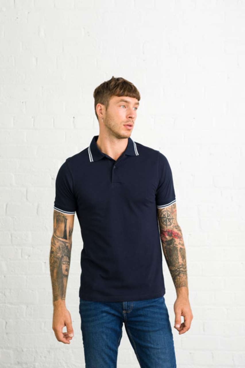 STRETCH TIPPED POLO