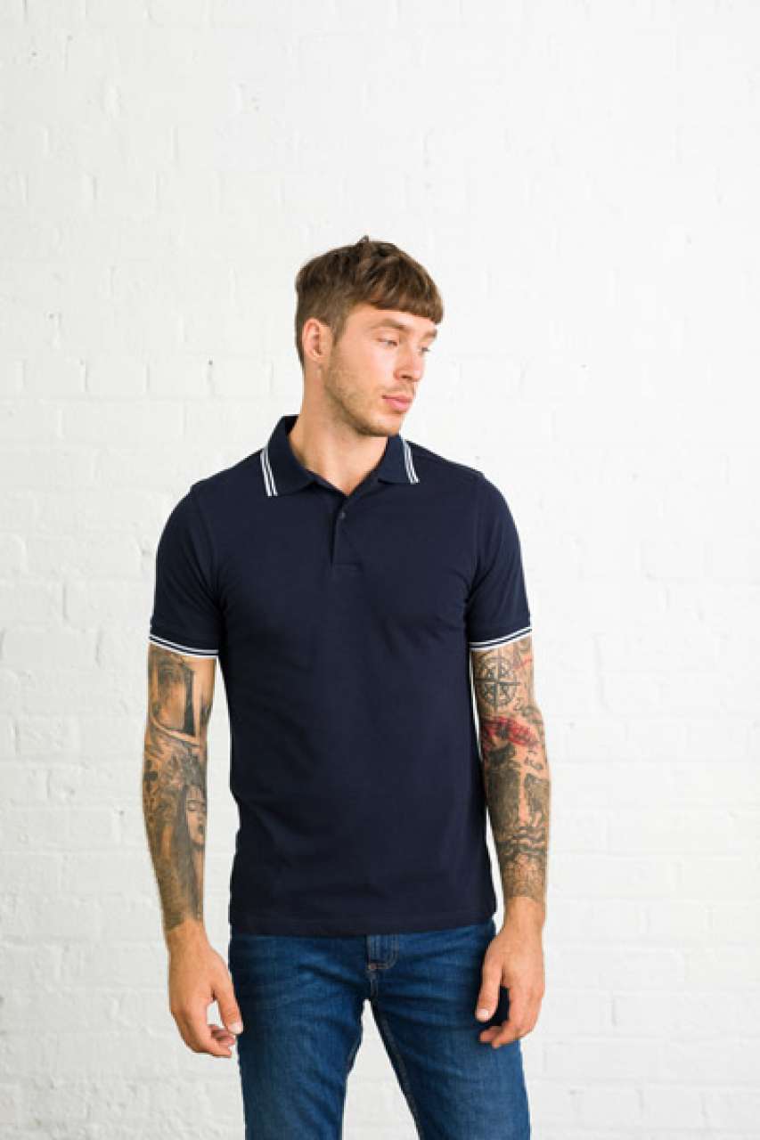 STRETCH TIPPED POLO