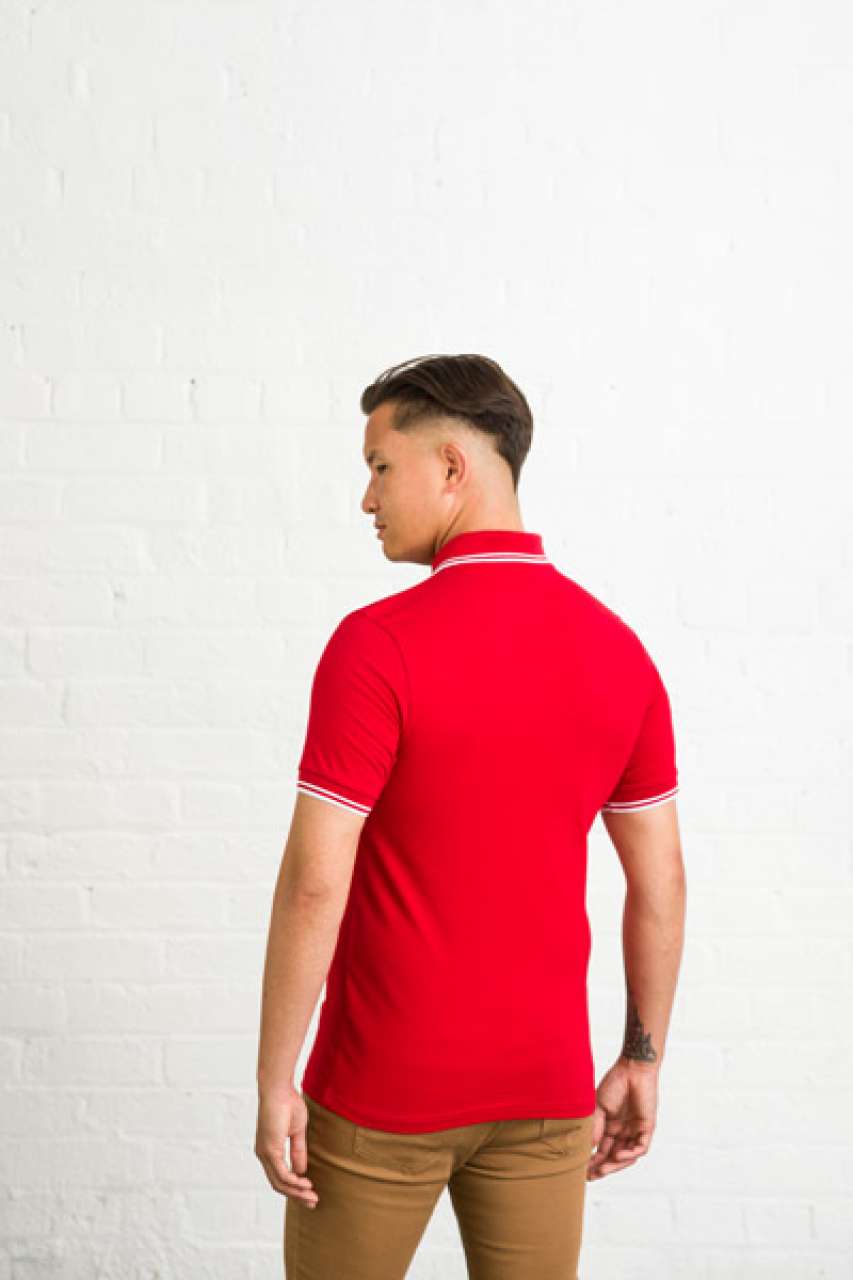 STRETCH TIPPED POLO