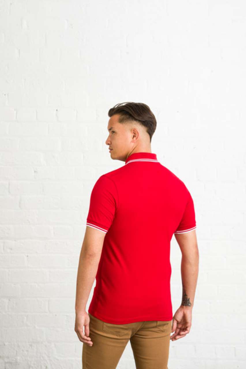 STRETCH TIPPED POLO