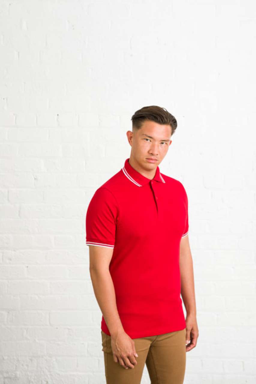 STRETCH TIPPED POLO