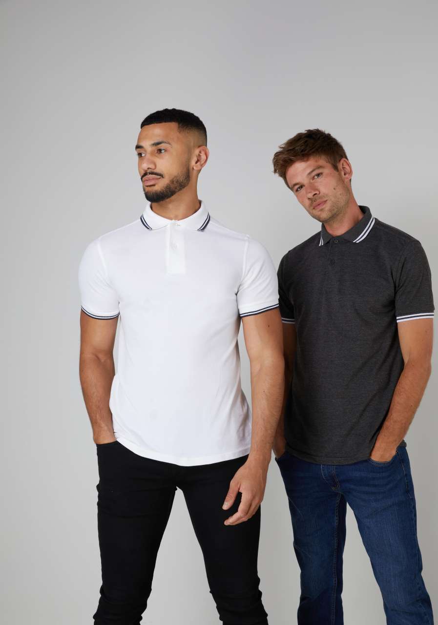 STRETCH TIPPED POLO