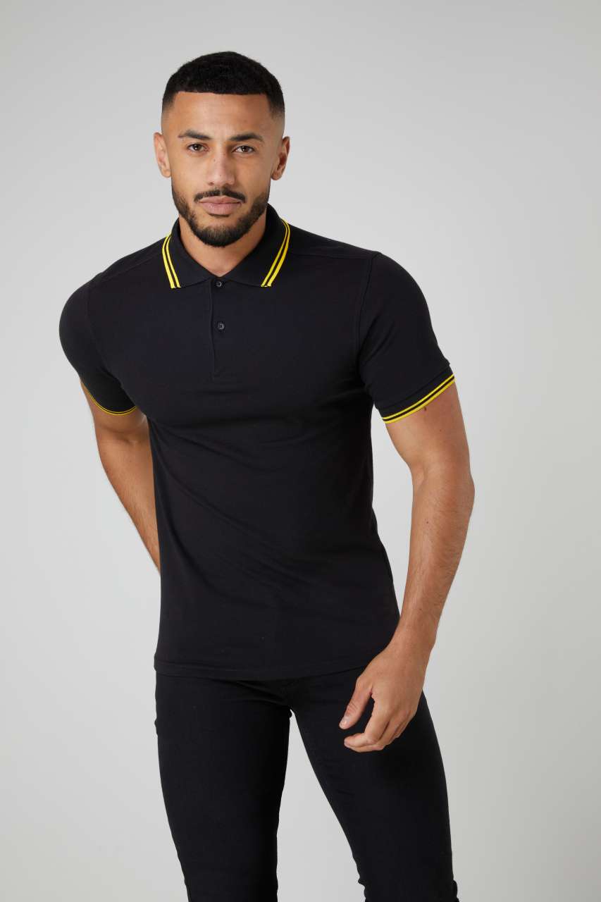 STRETCH TIPPED POLO