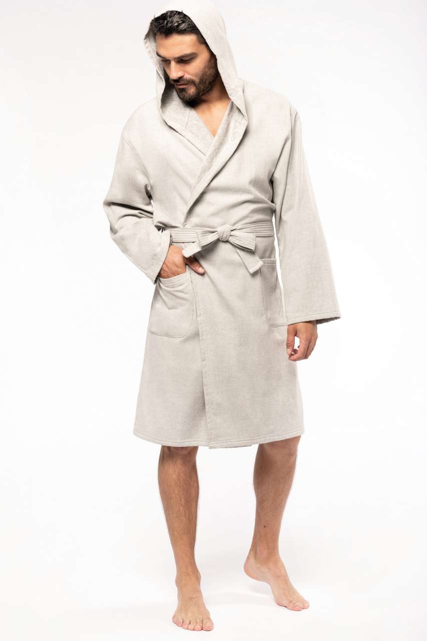 ORGANIC HOODED BATHROBE