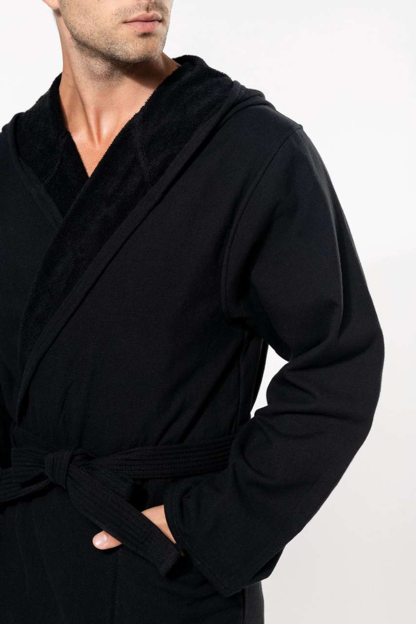 ORGANIC HOODED BATHROBE