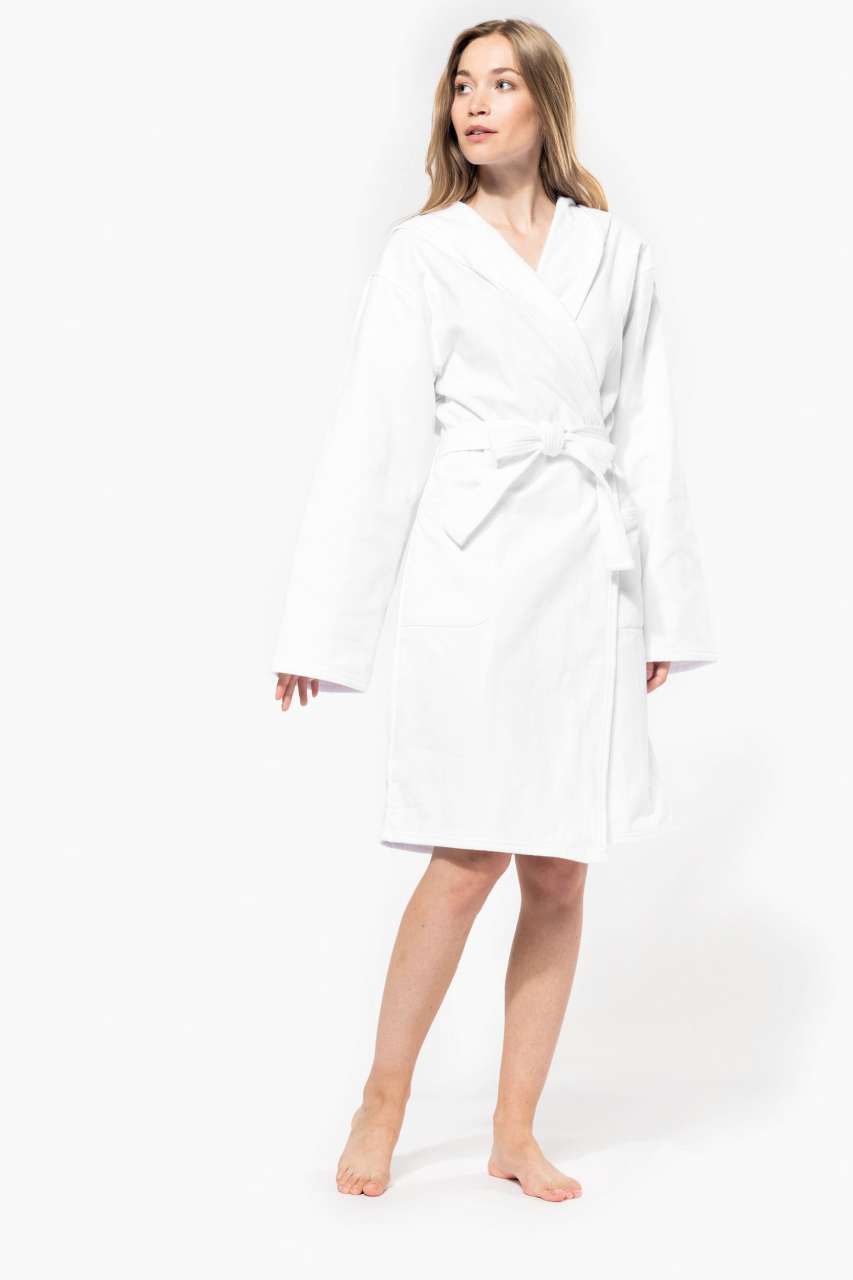 ORGANIC HOODED BATHROBE