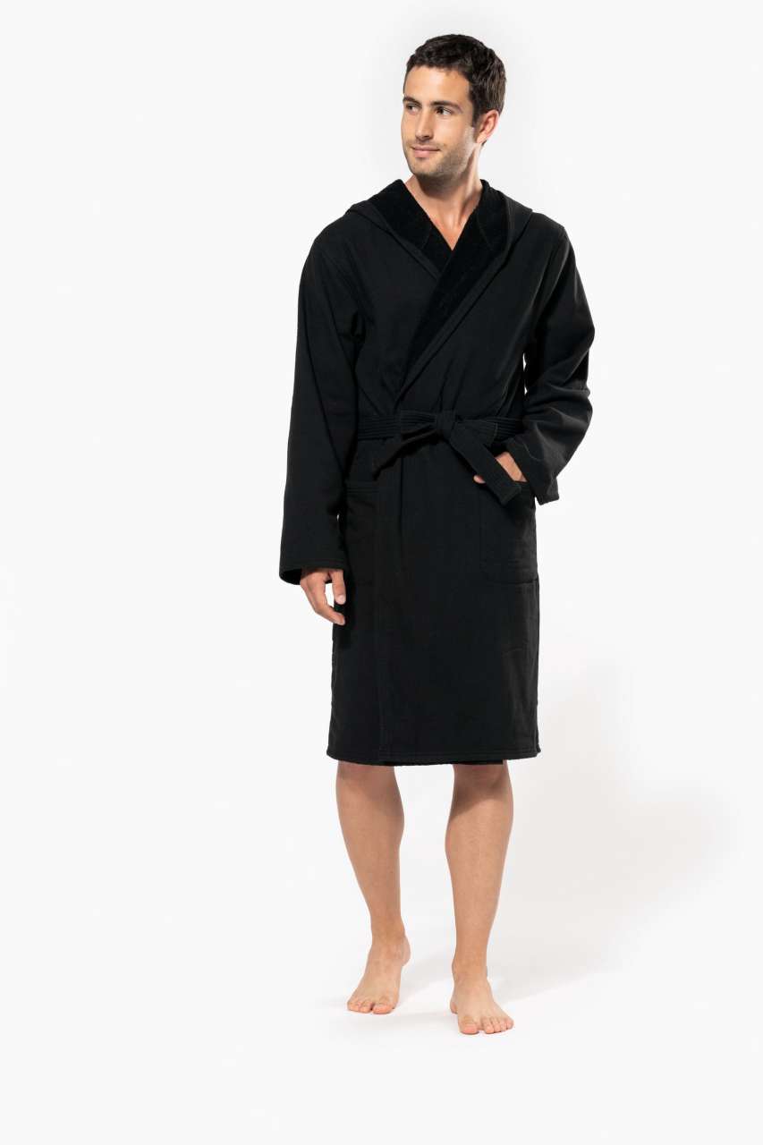 ORGANIC HOODED BATHROBE