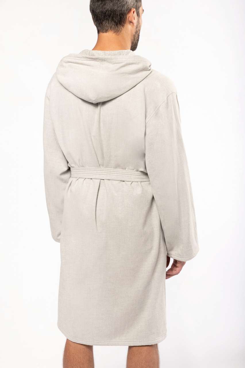 ORGANIC HOODED BATHROBE