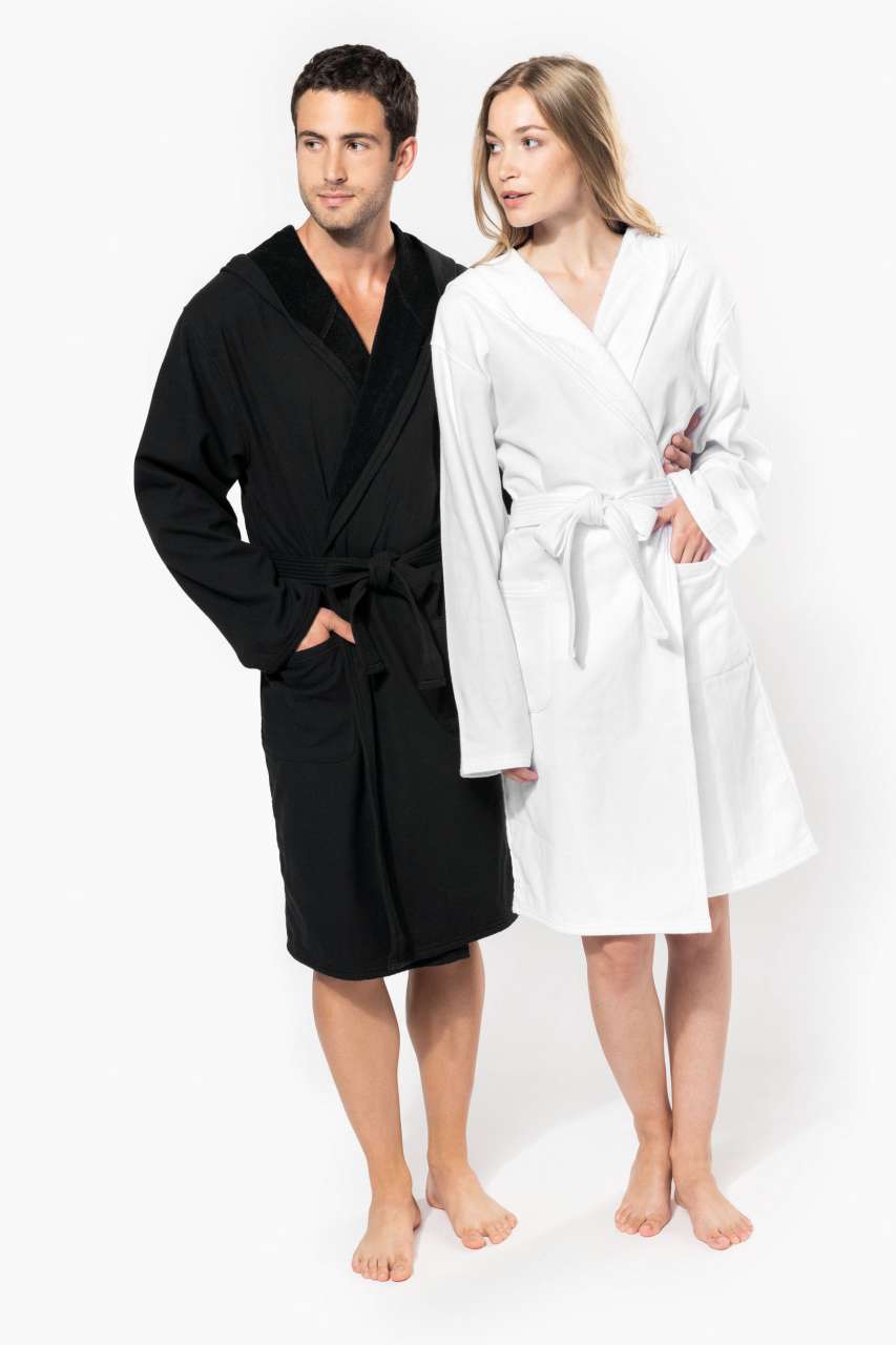 ORGANIC HOODED BATHROBE