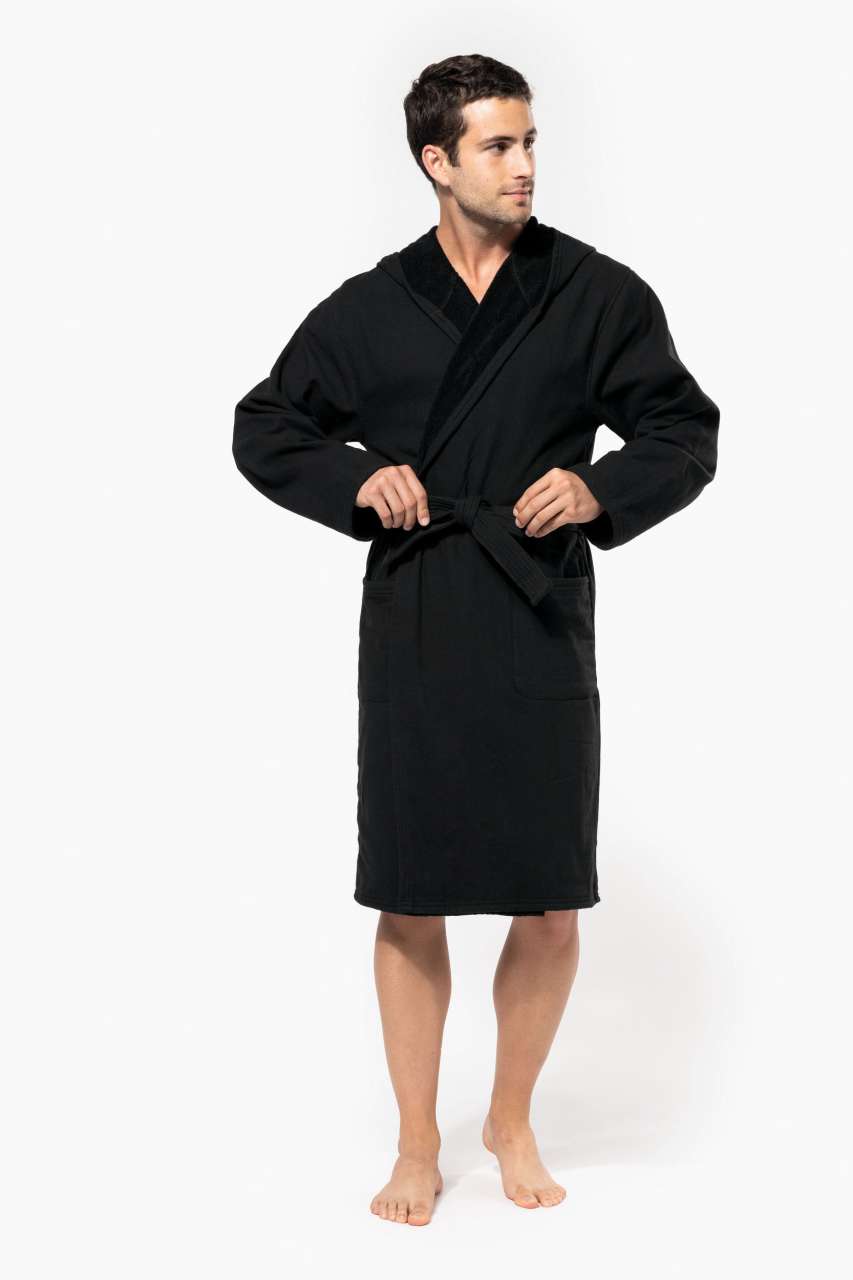 ORGANIC HOODED BATHROBE