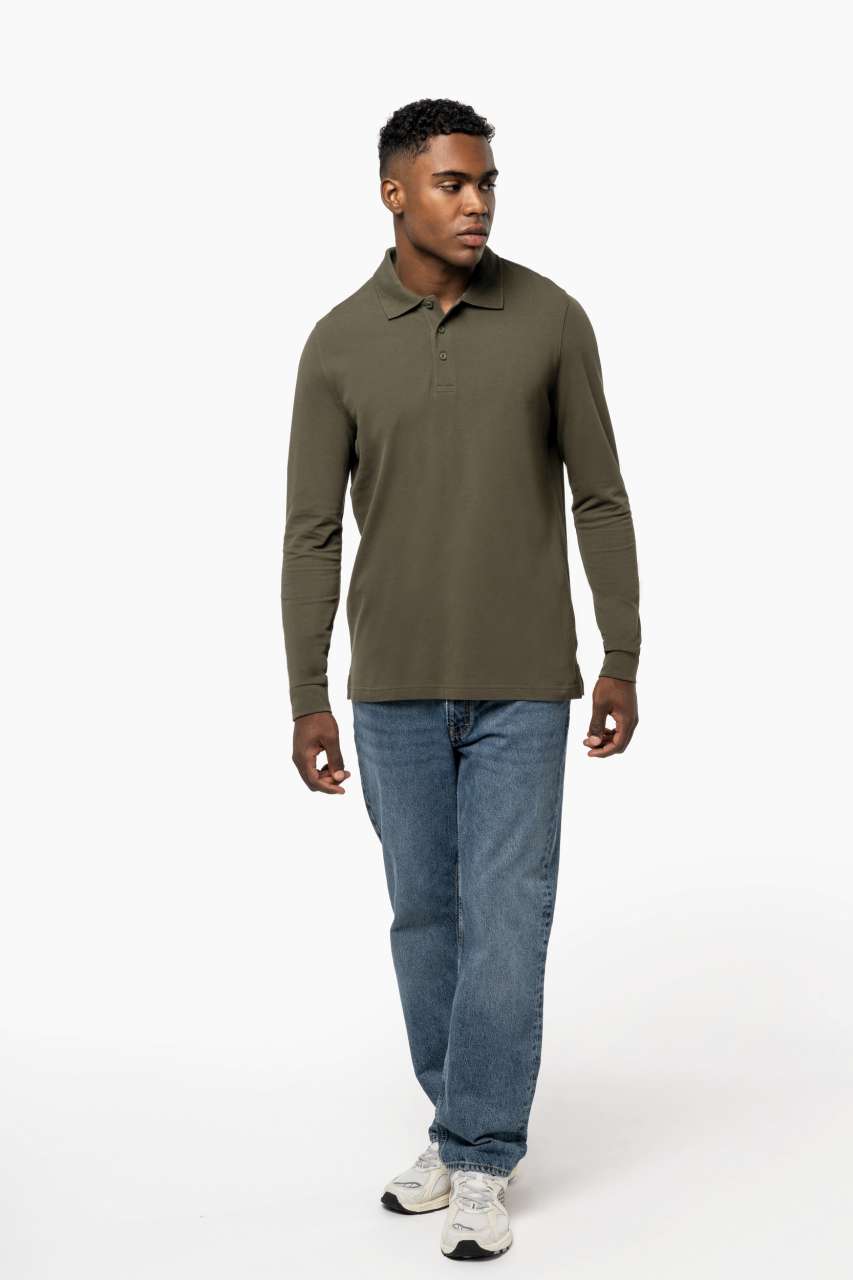 MEN'S LONG-SLEEVED POLO SHIRT