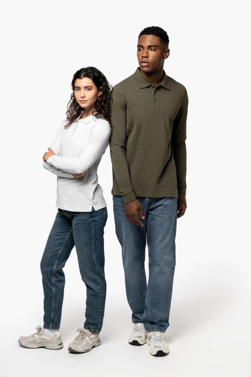 MEN'S LONG-SLEEVED POLO SHIRT