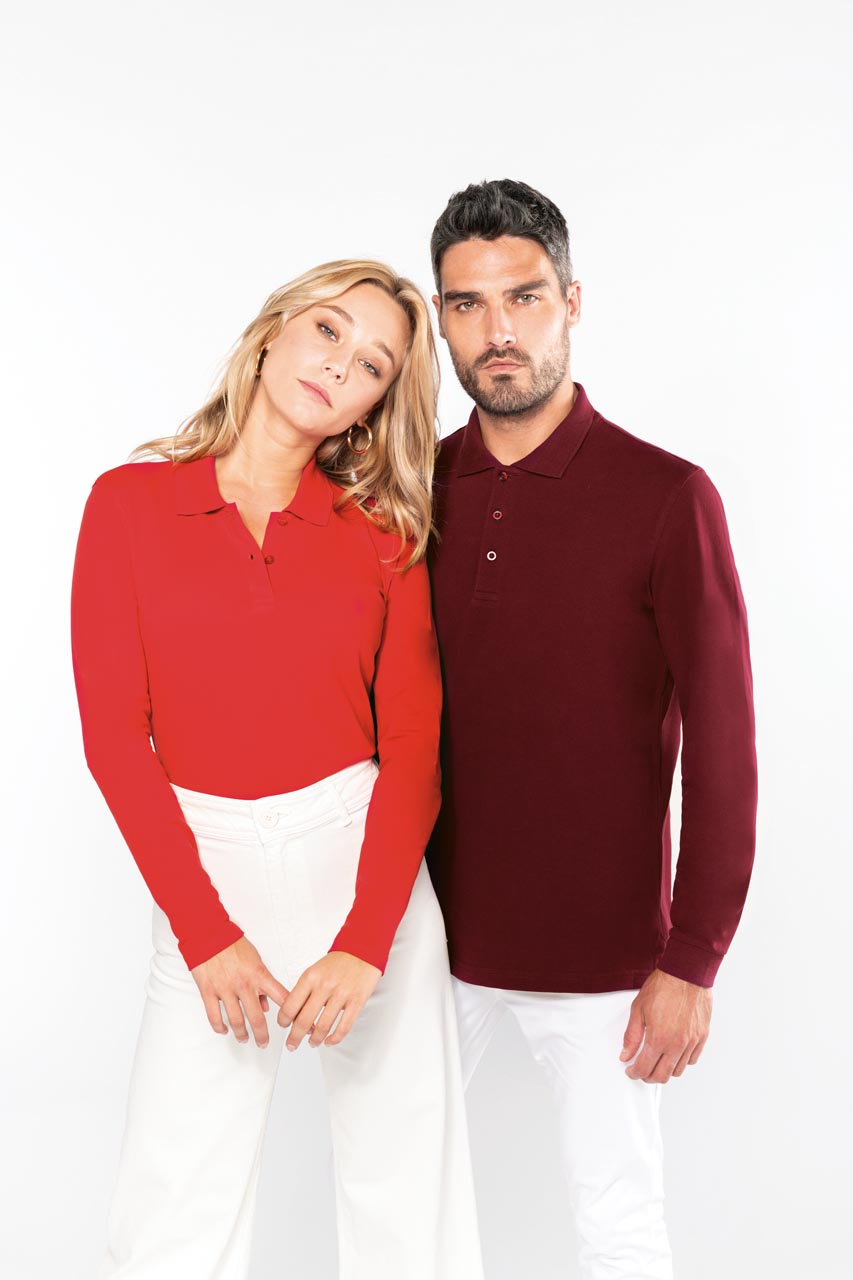 MEN'S LONG-SLEEVED POLO SHIRT