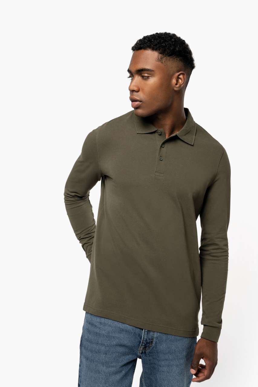 MEN'S LONG-SLEEVED POLO SHIRT