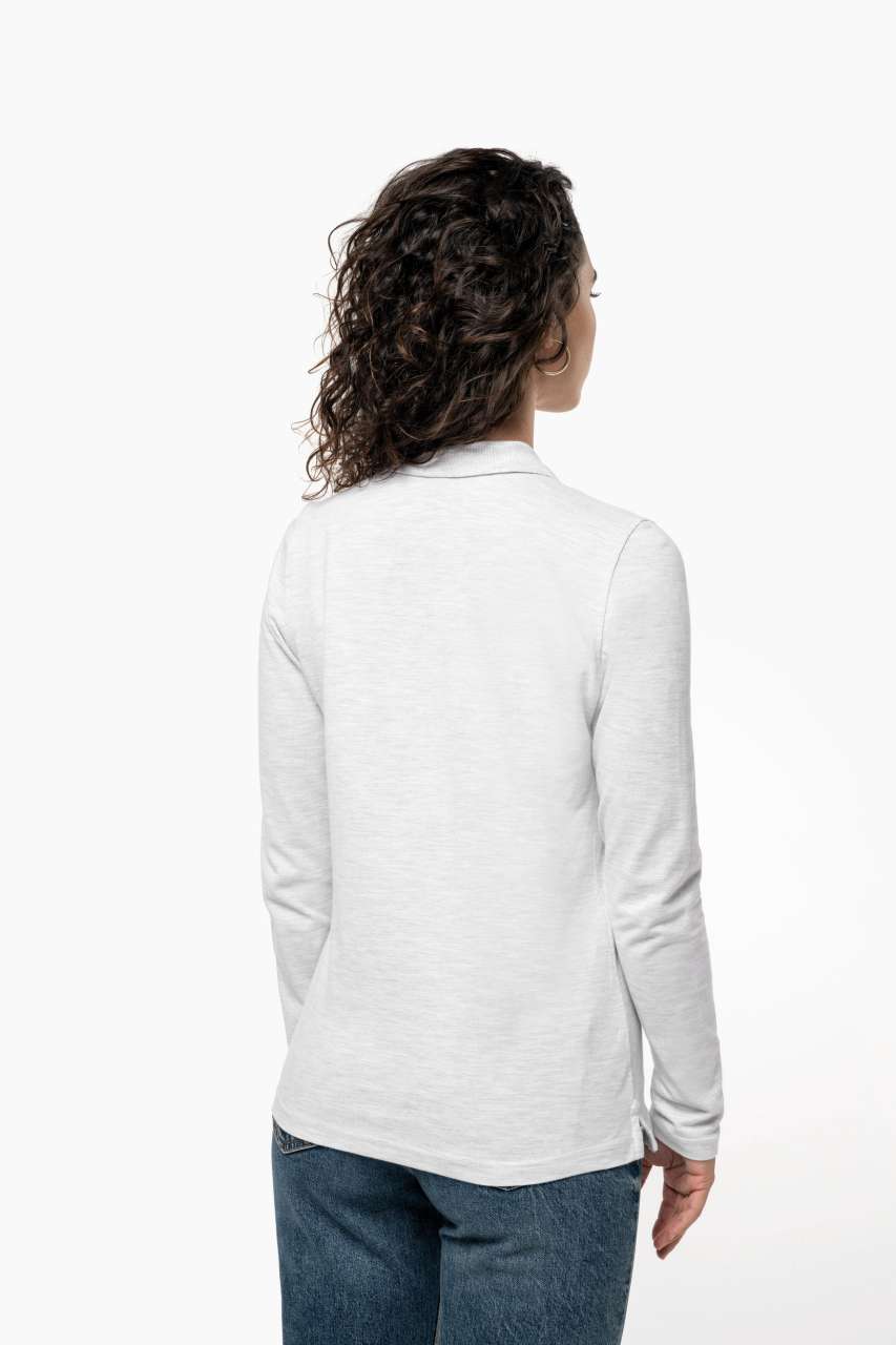 LADIES' LONG-SLEEVED POLO SHIRT