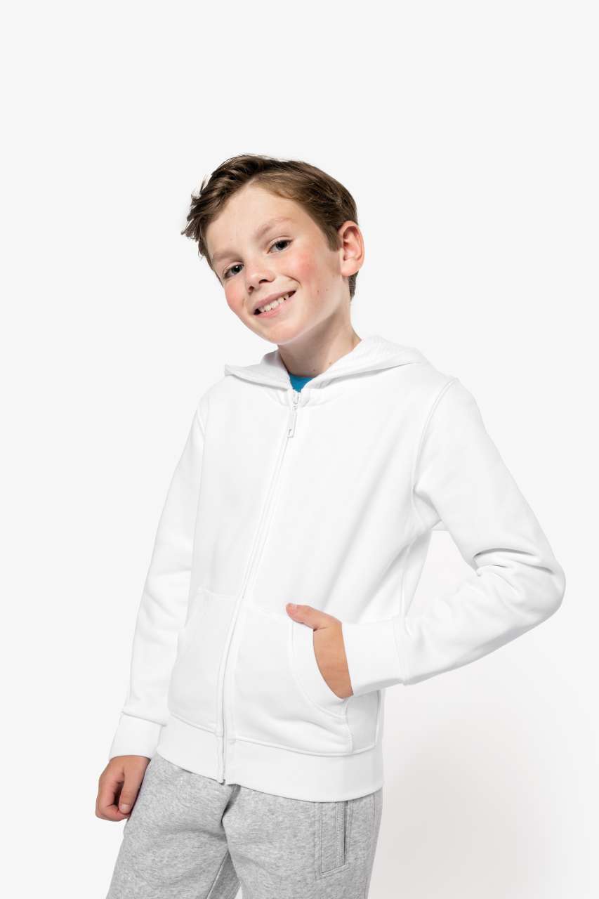 KIDS FULL ZIP HOODED SWEATSHIRT