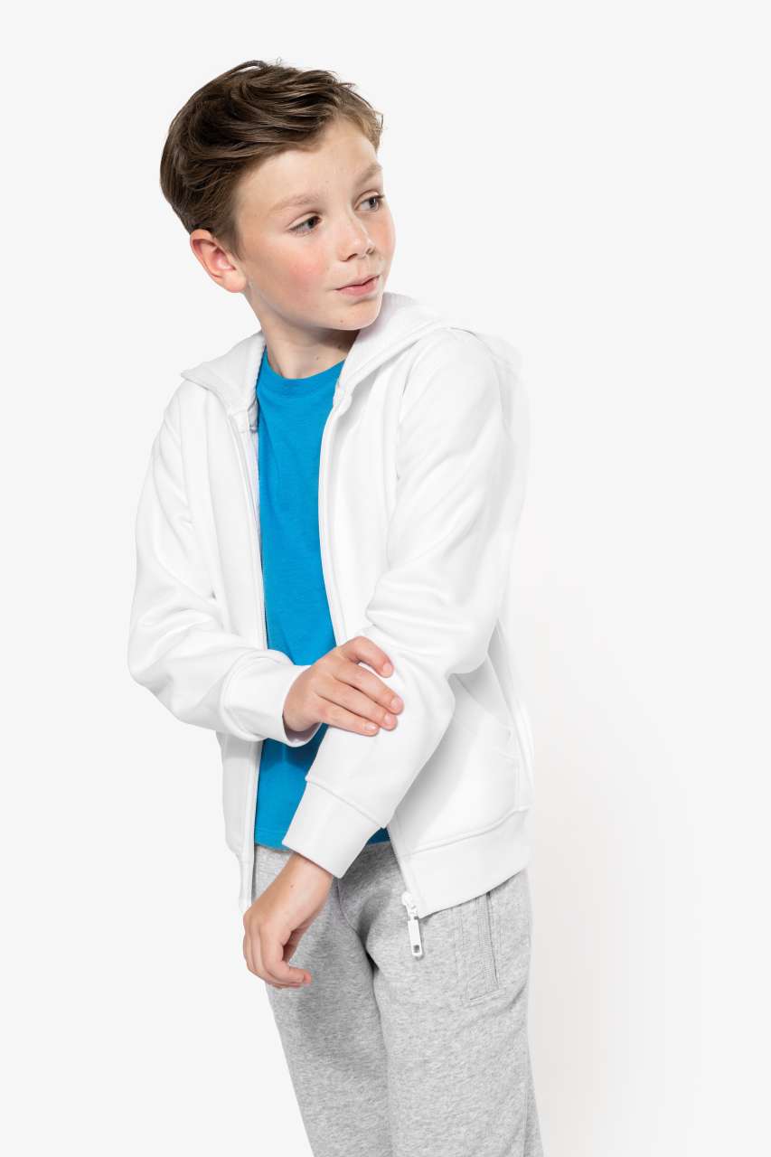KIDS FULL ZIP HOODED SWEATSHIRT