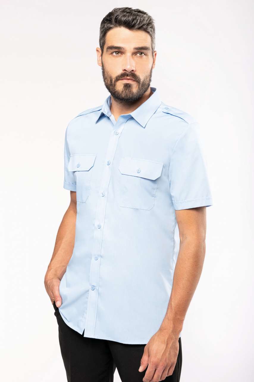 MEN'S SHORT-SLEEVED PILOT SHIRT