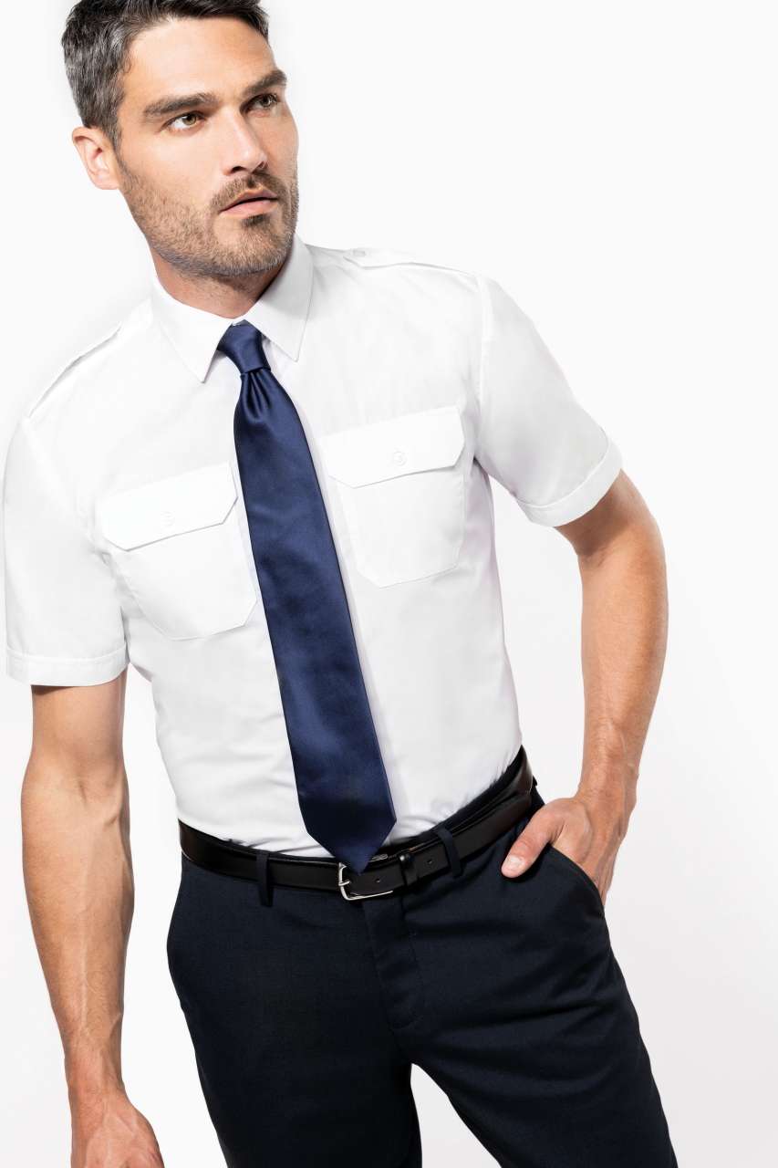 MEN'S SHORT-SLEEVED PILOT SHIRT