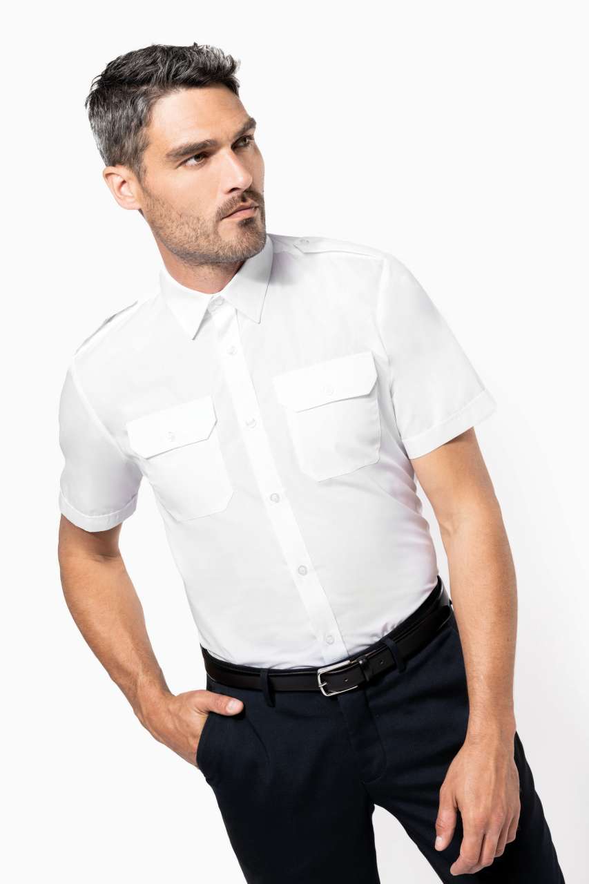 MEN'S SHORT-SLEEVED PILOT SHIRT