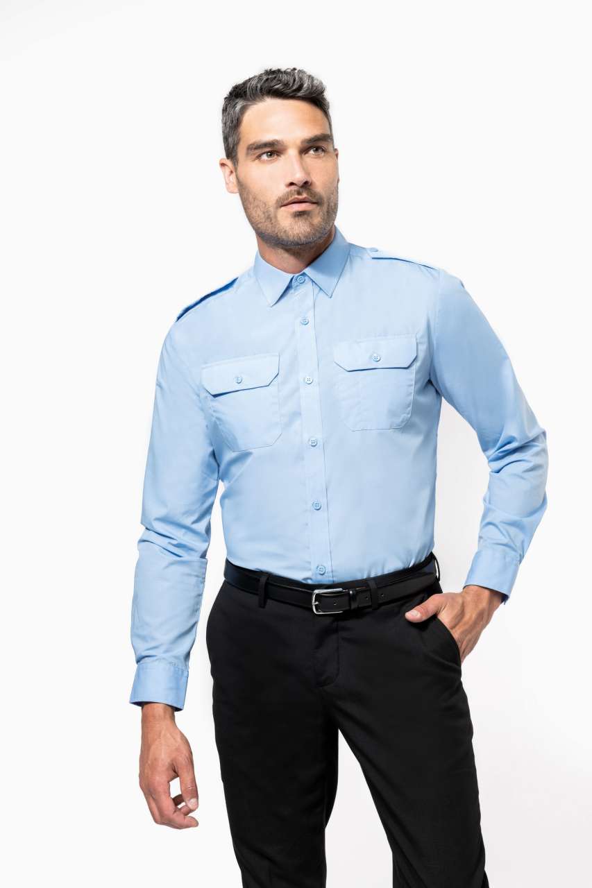 MEN'S LONG-SLEEVED PILOT SHIRT