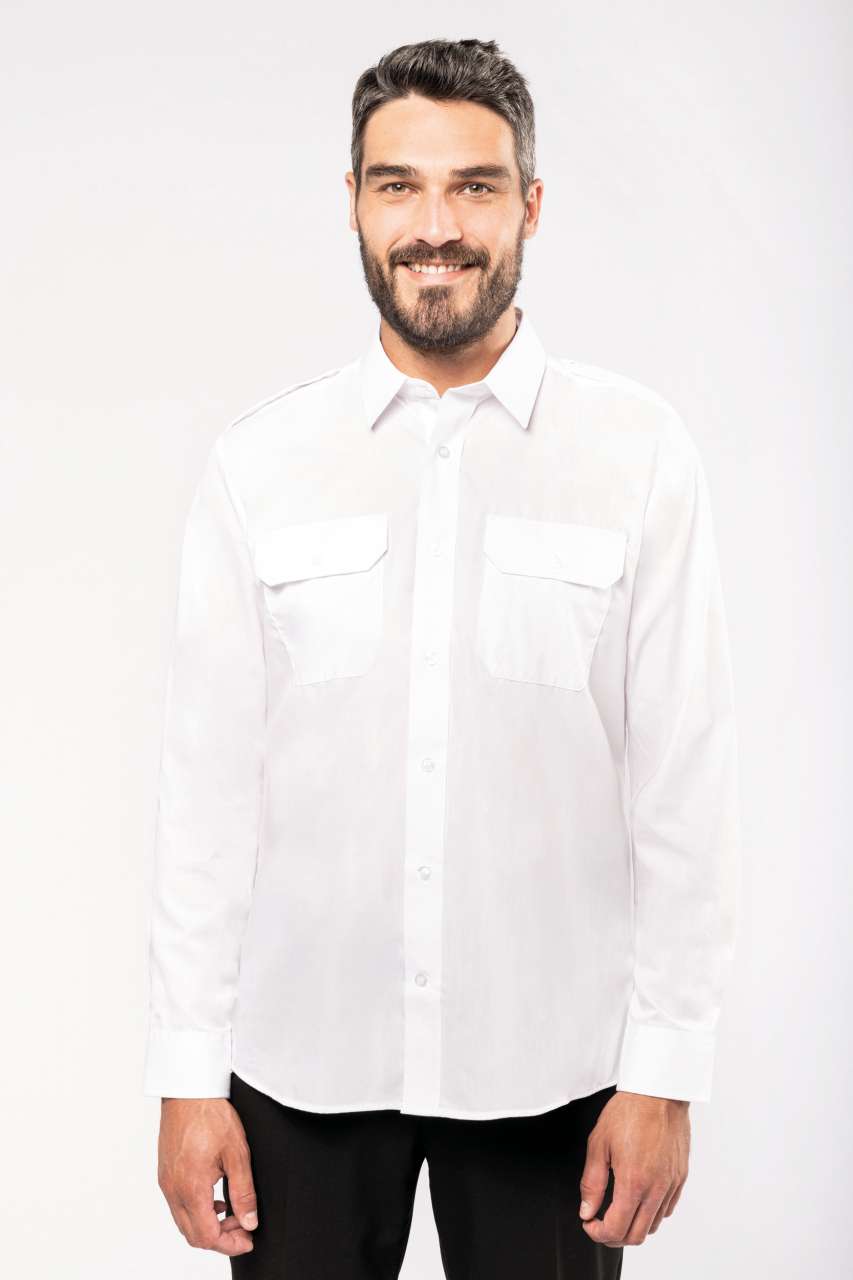 MEN'S LONG-SLEEVED PILOT SHIRT