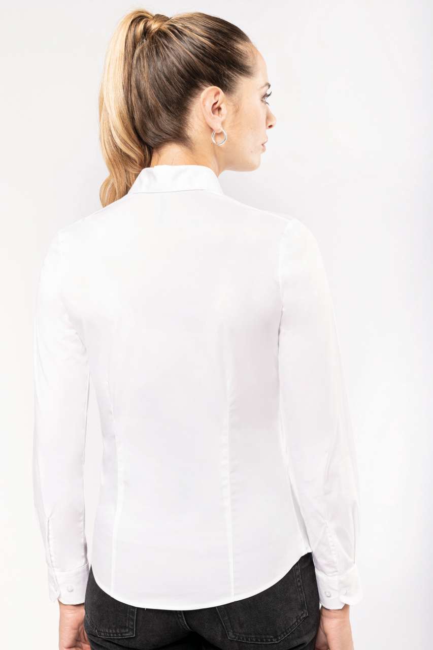 LADIES' LONG-SLEEVED STRETCH SHIRT