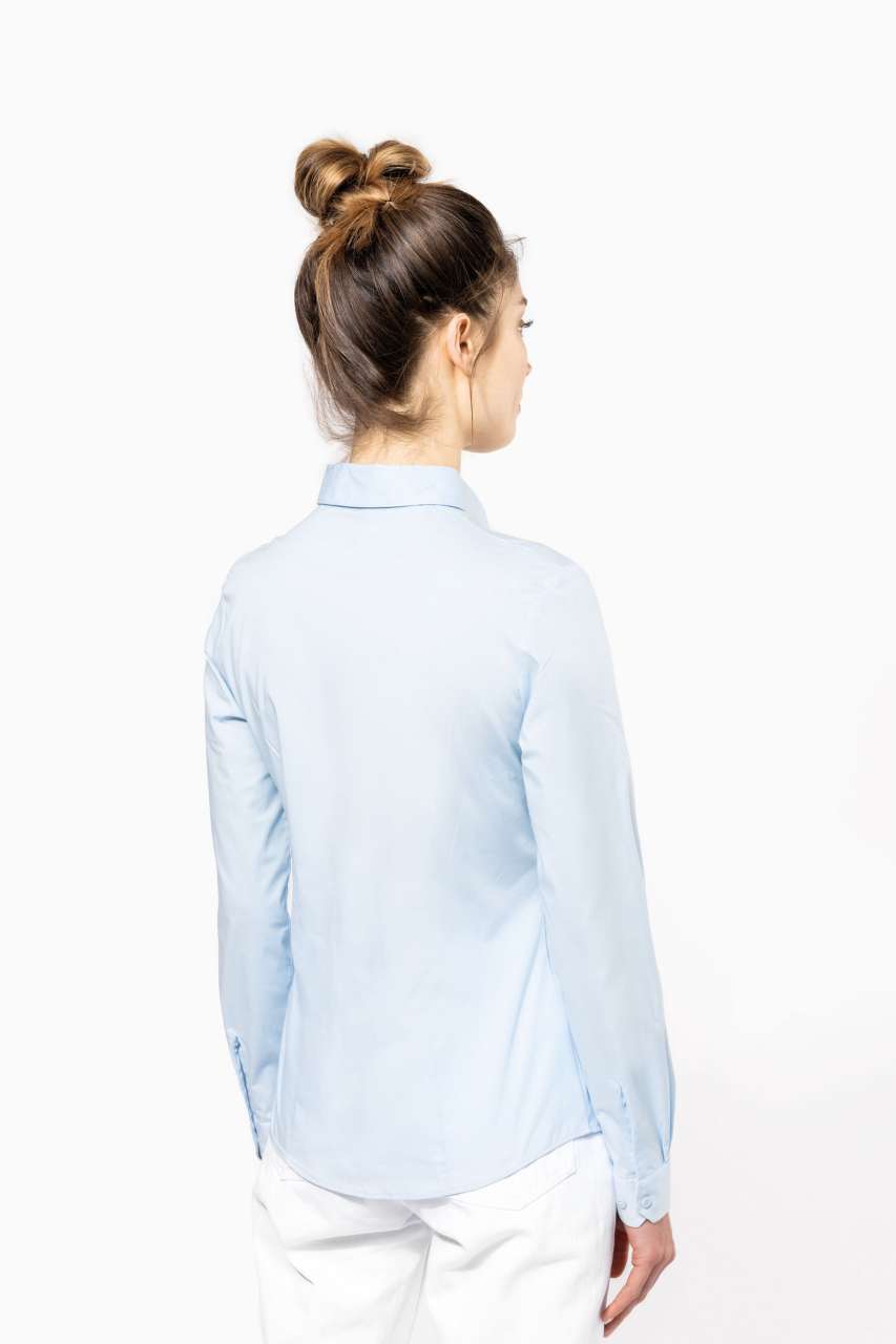 LADIES' LONG-SLEEVED STRETCH SHIRT