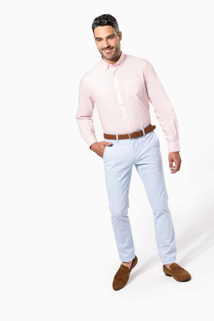 MEN'S LONG-SLEEVED OXFORD SHIRT