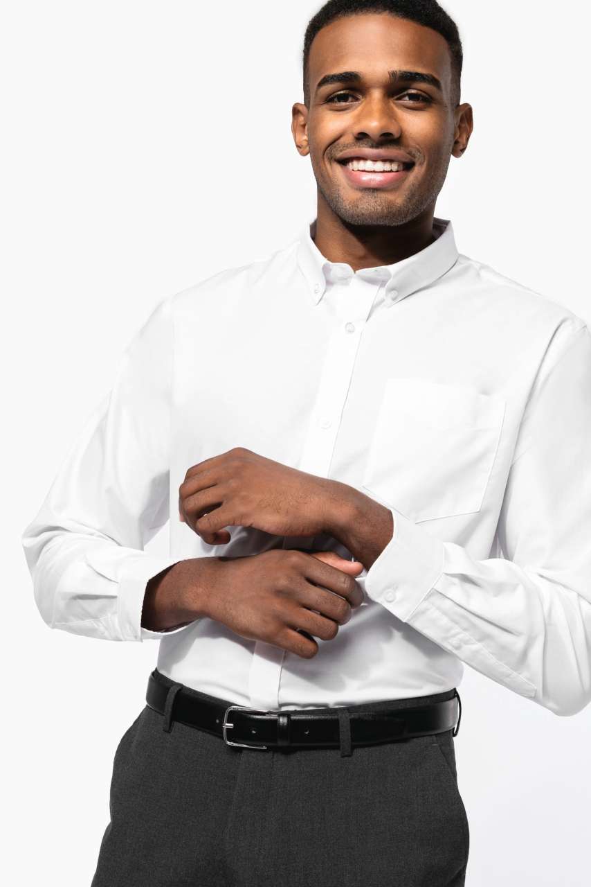 MEN'S LONG-SLEEVED OXFORD SHIRT