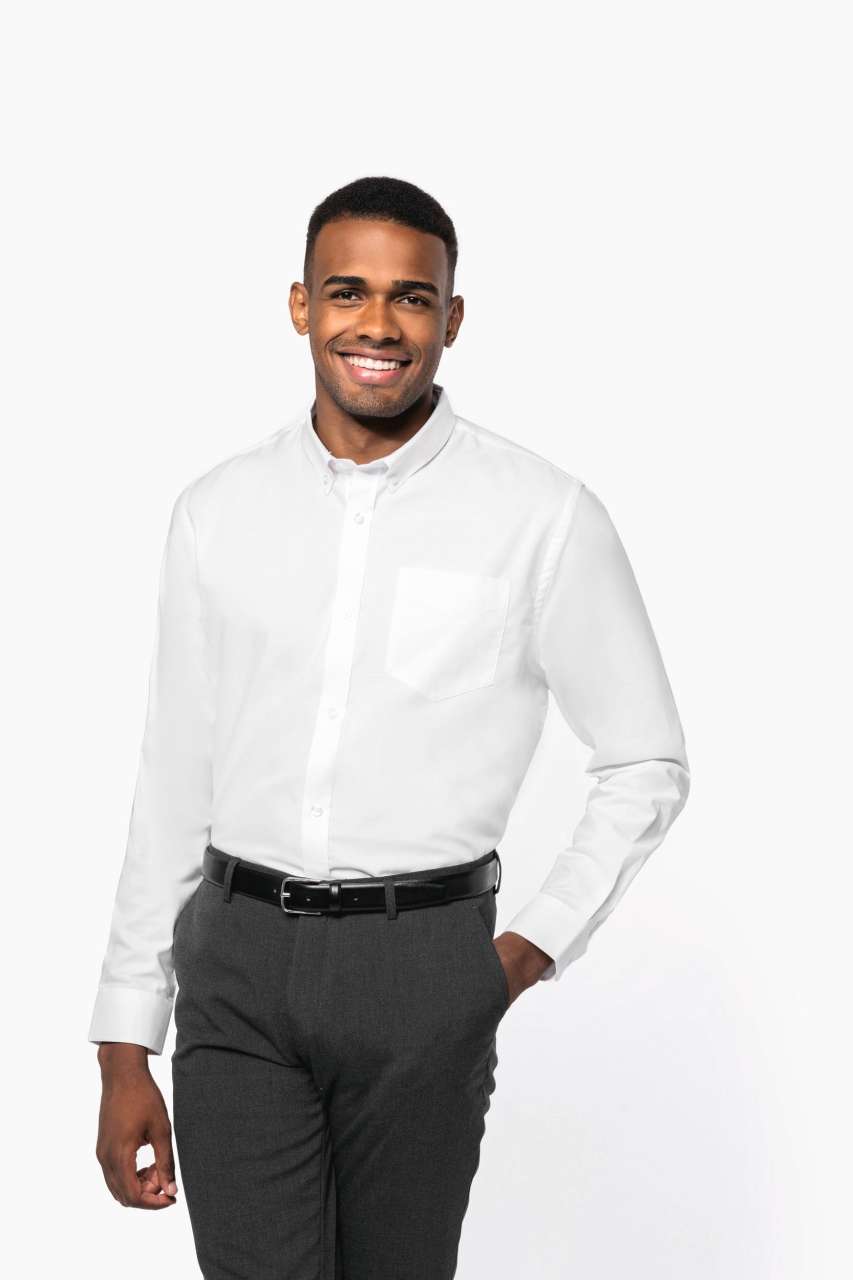 MEN'S LONG-SLEEVED OXFORD SHIRT