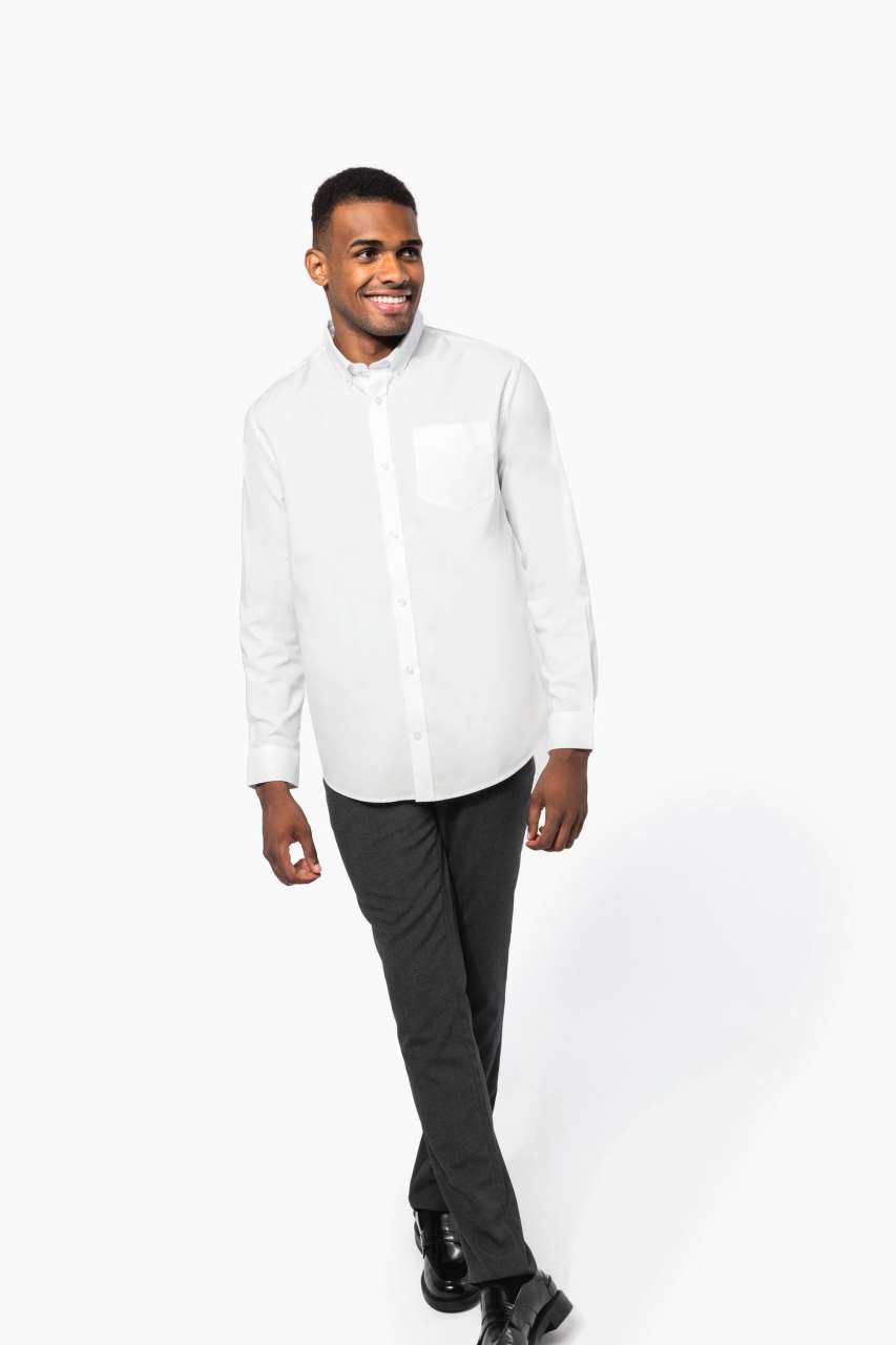 MEN'S LONG-SLEEVED OXFORD SHIRT