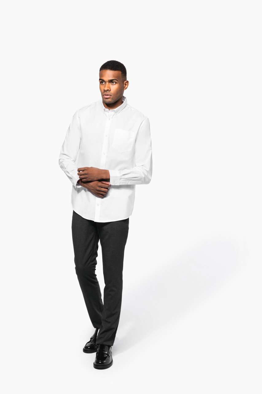 MEN'S LONG-SLEEVED OXFORD SHIRT