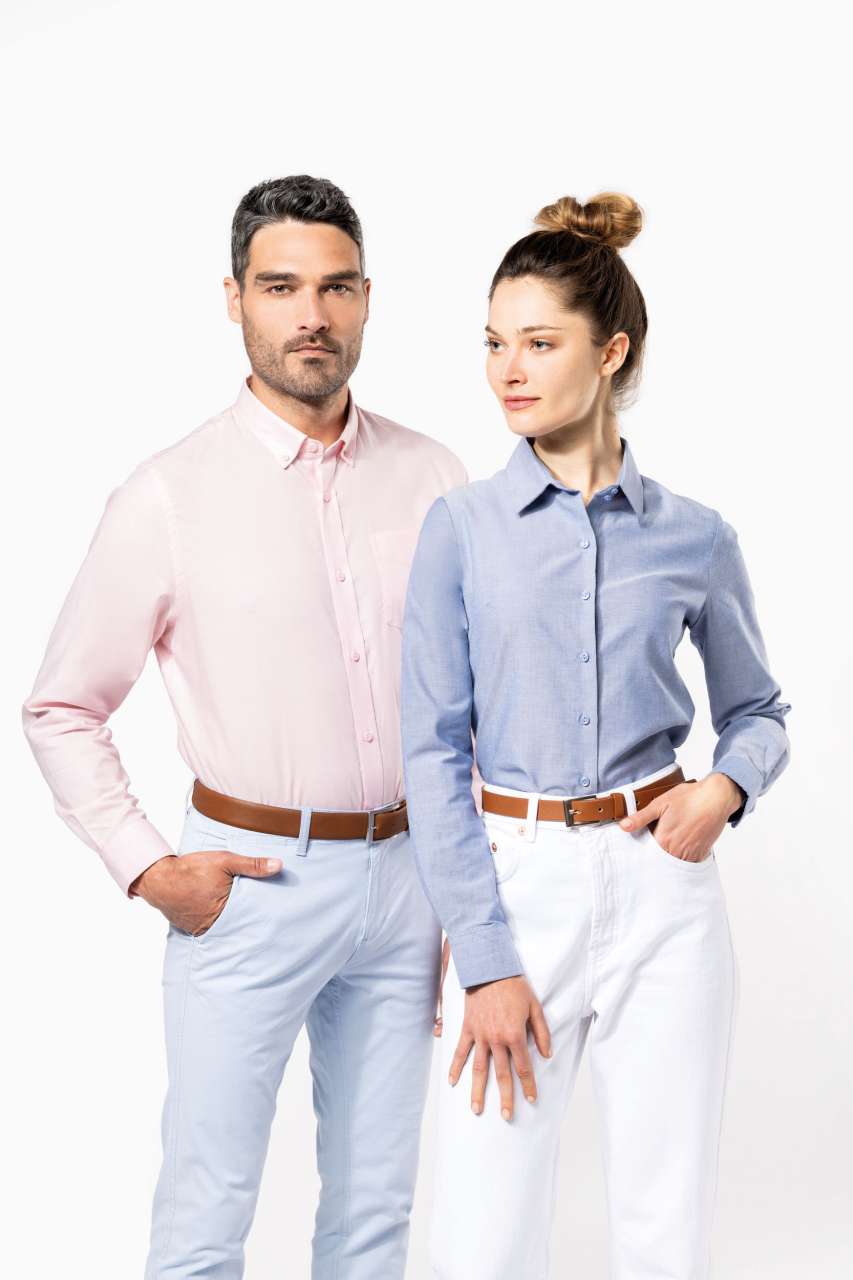 MEN'S LONG-SLEEVED OXFORD SHIRT