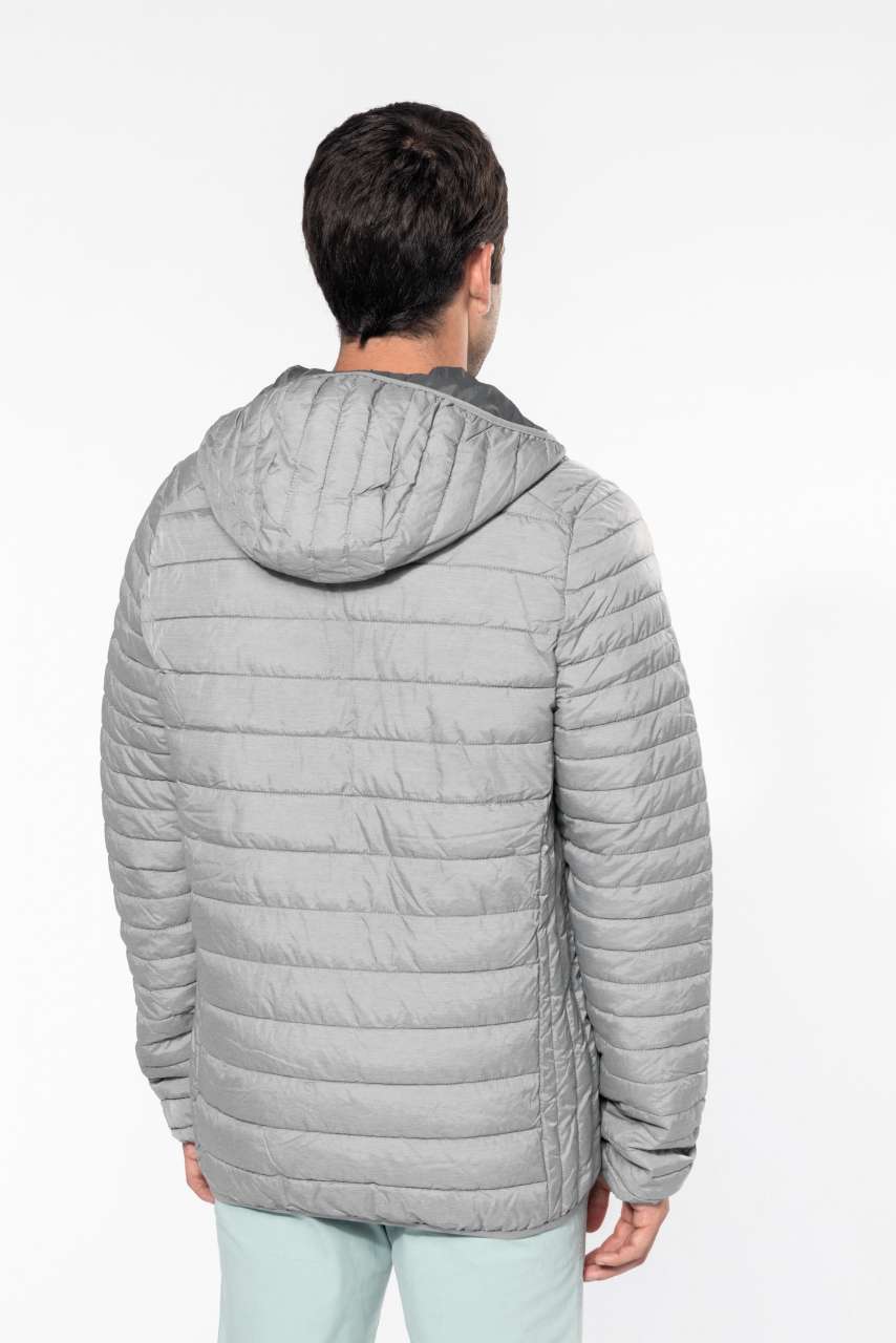 MEN'S LIGHTWEIGHT HOODED PADDED JACKET