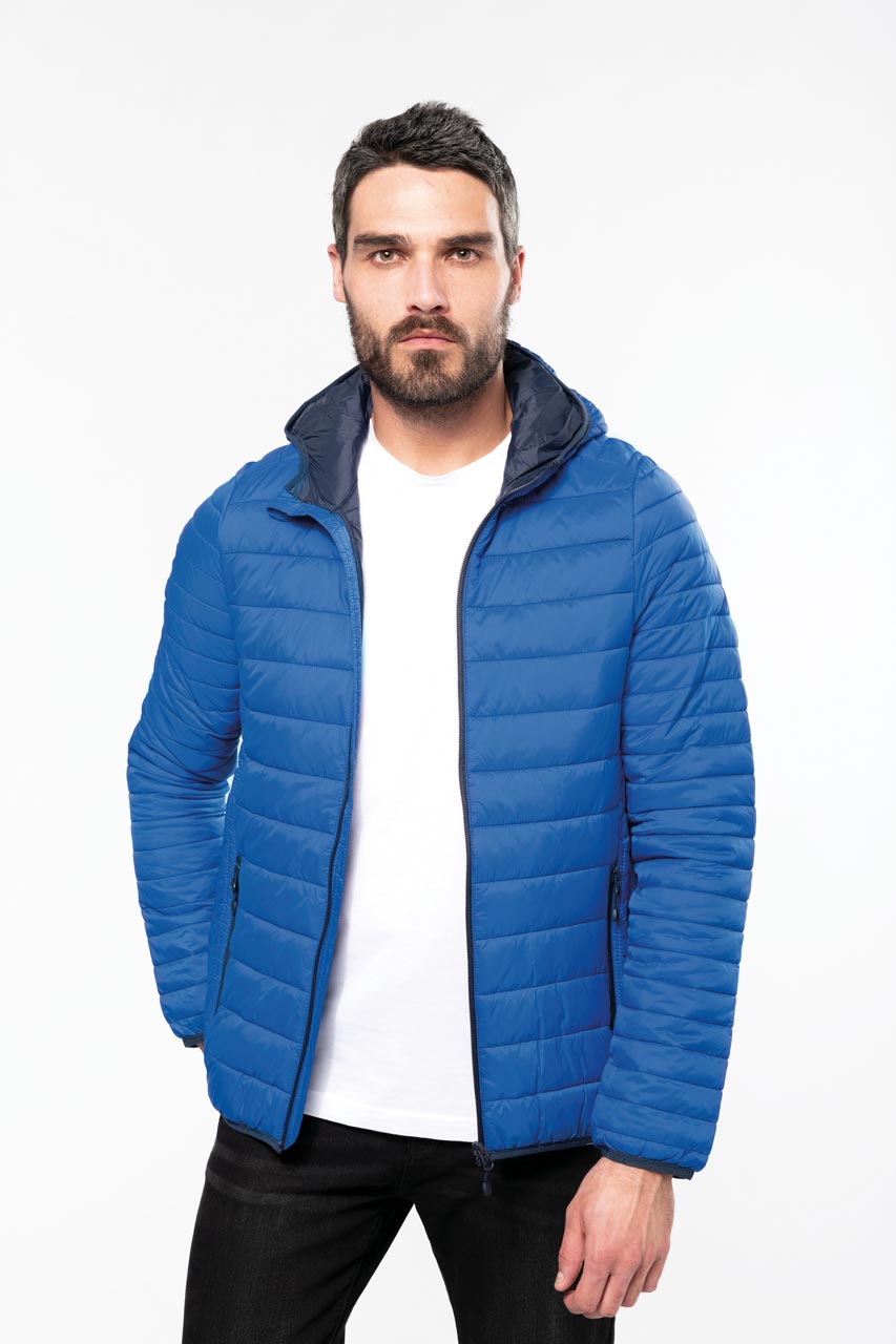 MEN'S LIGHTWEIGHT HOODED PADDED JACKET