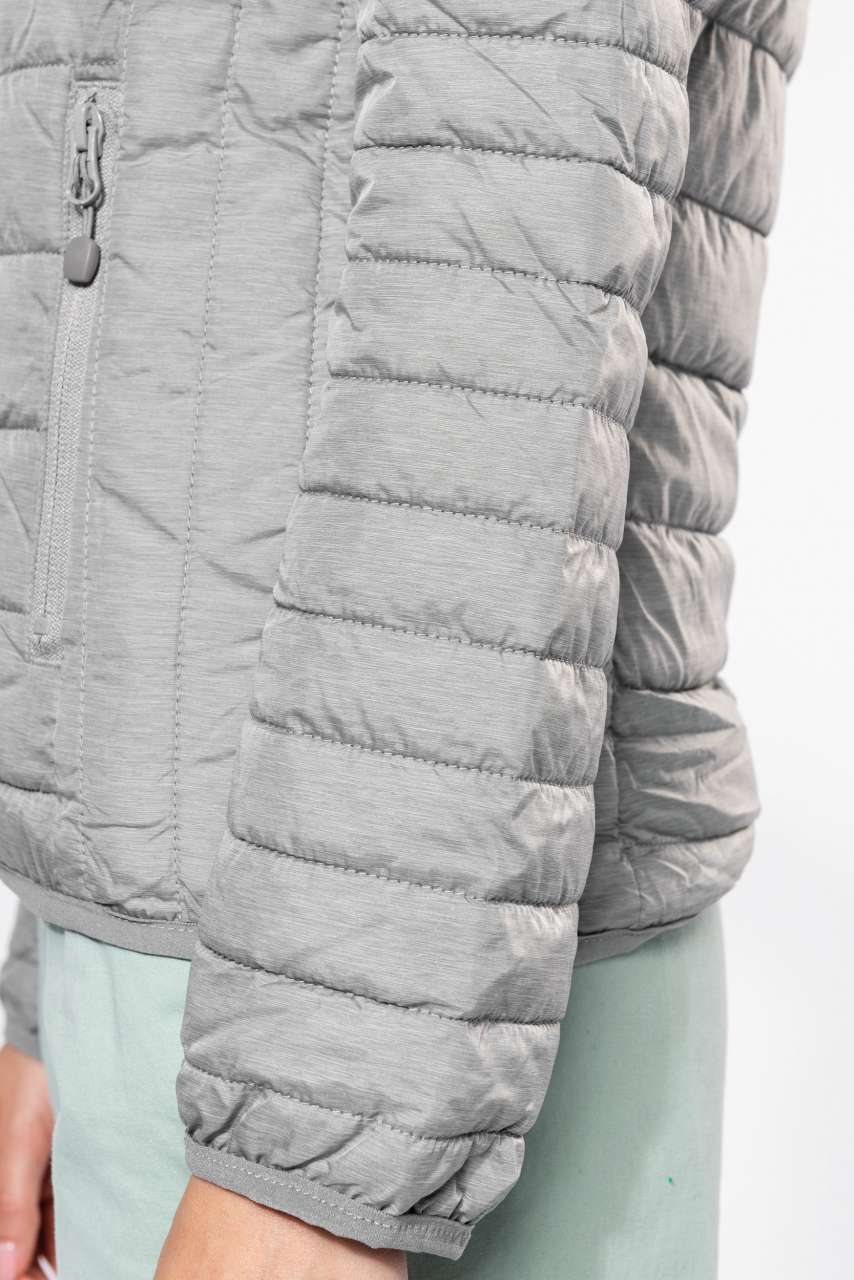 LADIES' LIGHTWEIGHT HOODED PADDED JACKET